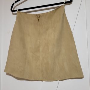 Like new faux suede skirt